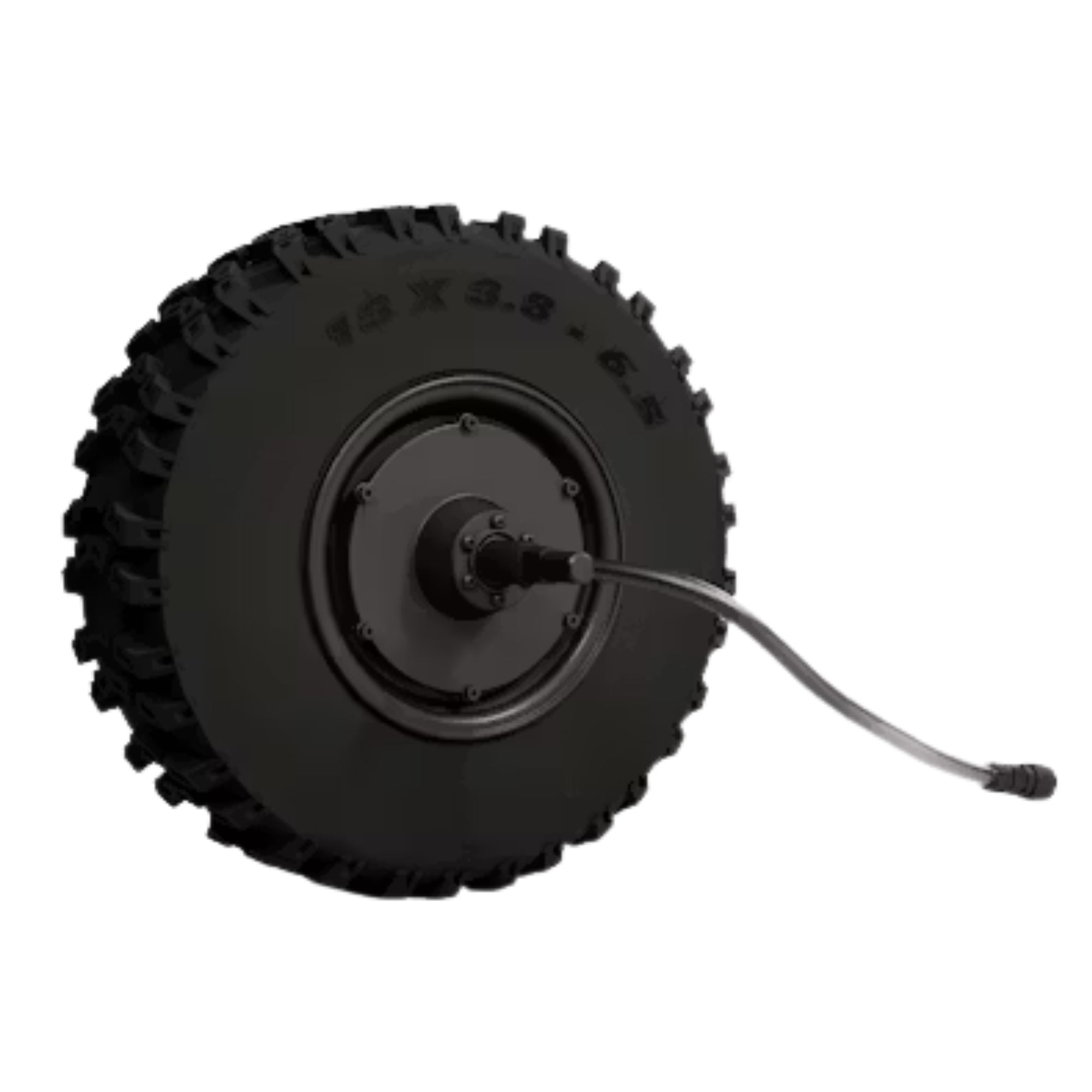 LEFT MOTOR & WHEEL | 13" x 3.5" | X-QUAD 3000