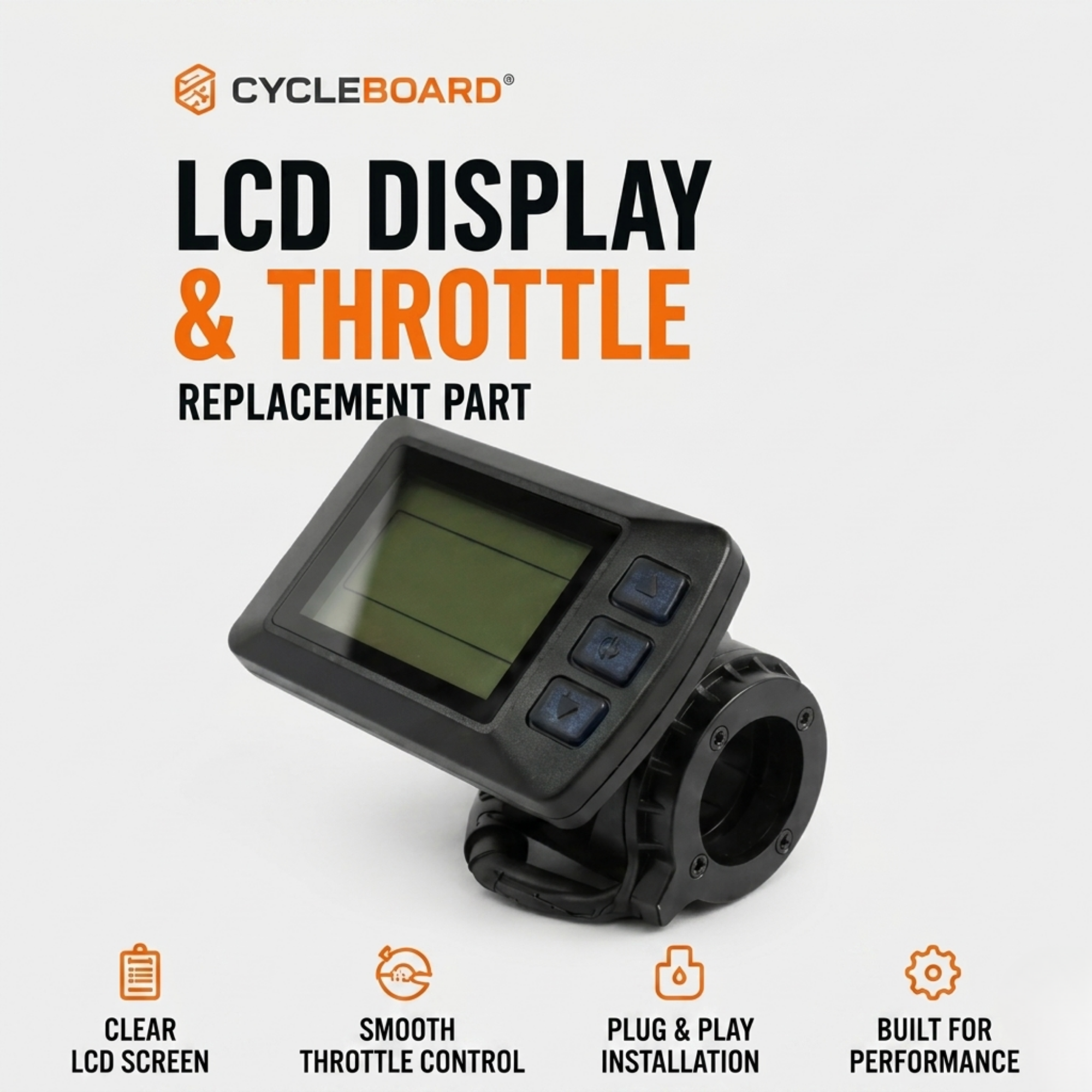 LCD DISPLAY & THROTTLE