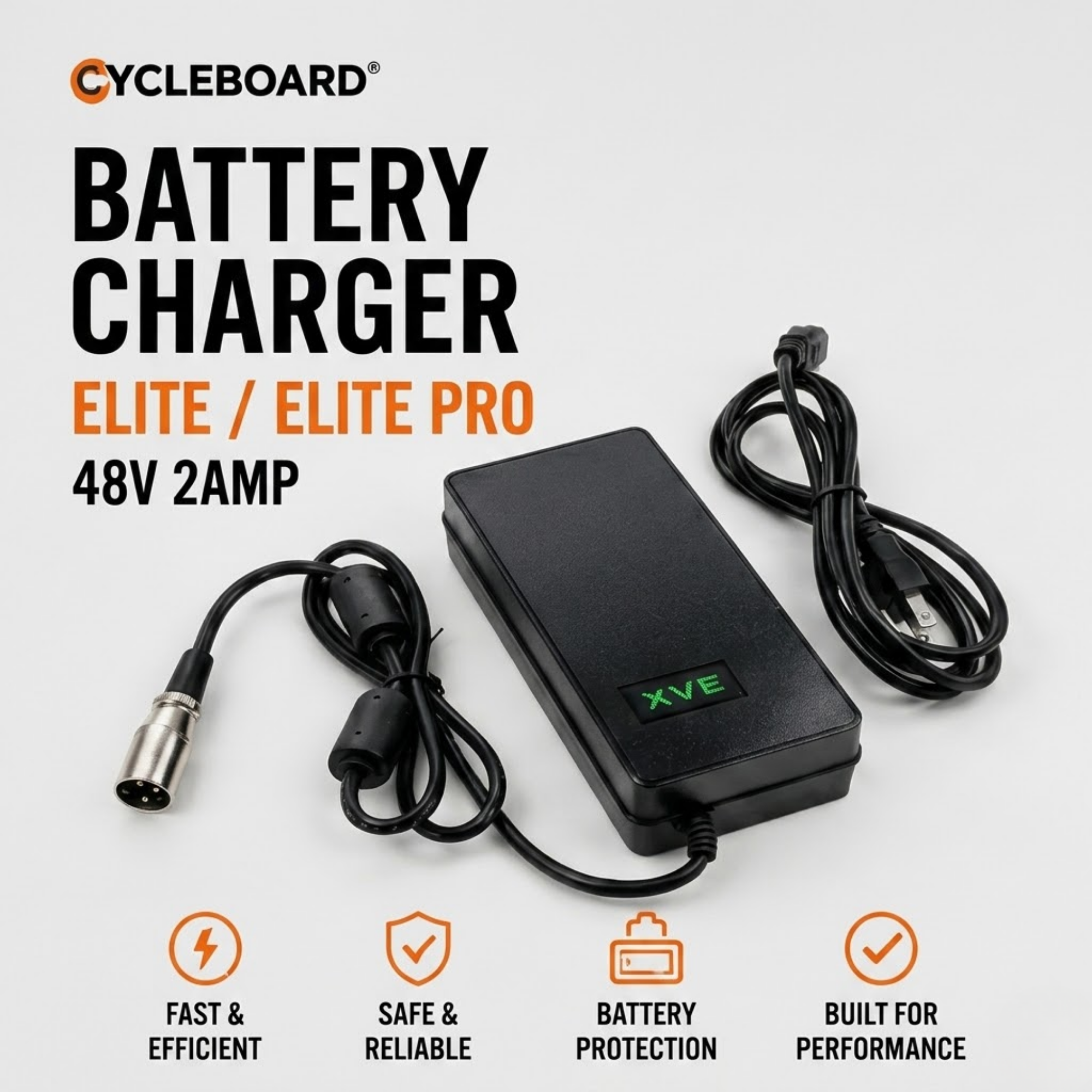 BATTERY CHARGER | ELITE / ELITE PRO | 48V 2AMP