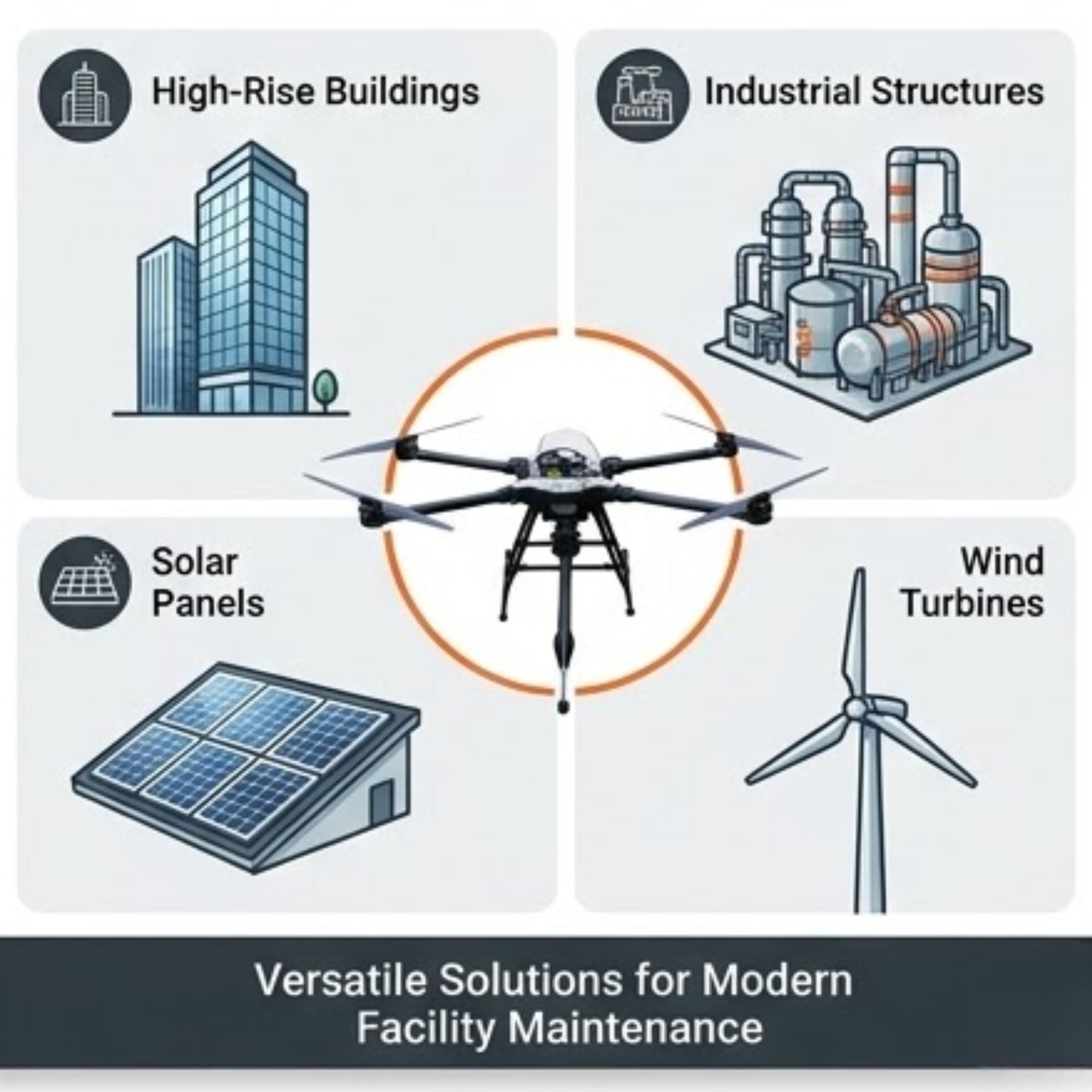 ABZ Innovation C10 Cleaning Drone High Altitude Building Cleaning Use