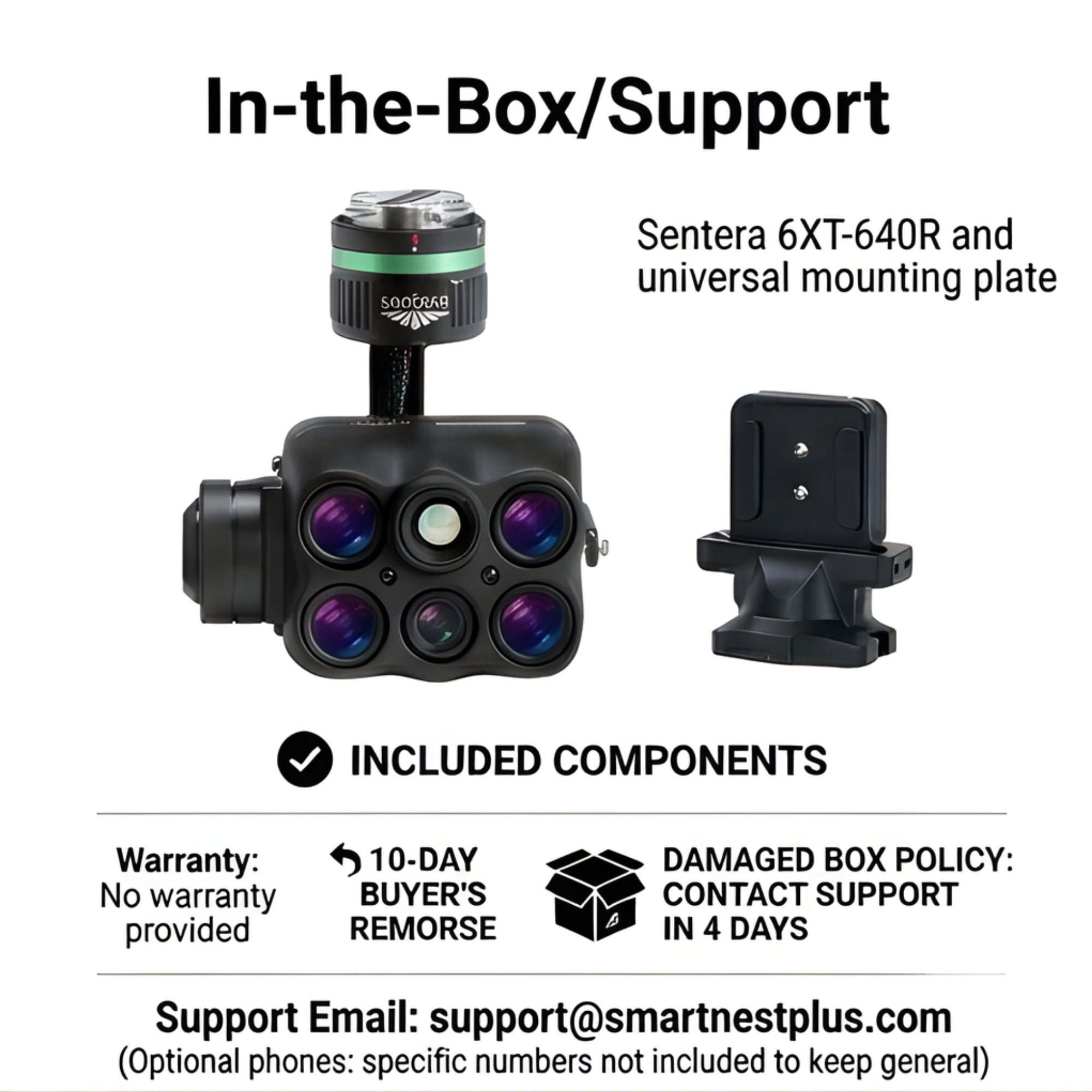 Inspired Flight Sentera 6XT-640R Thermal IF800 Payload - Drone Thermal Imaging System