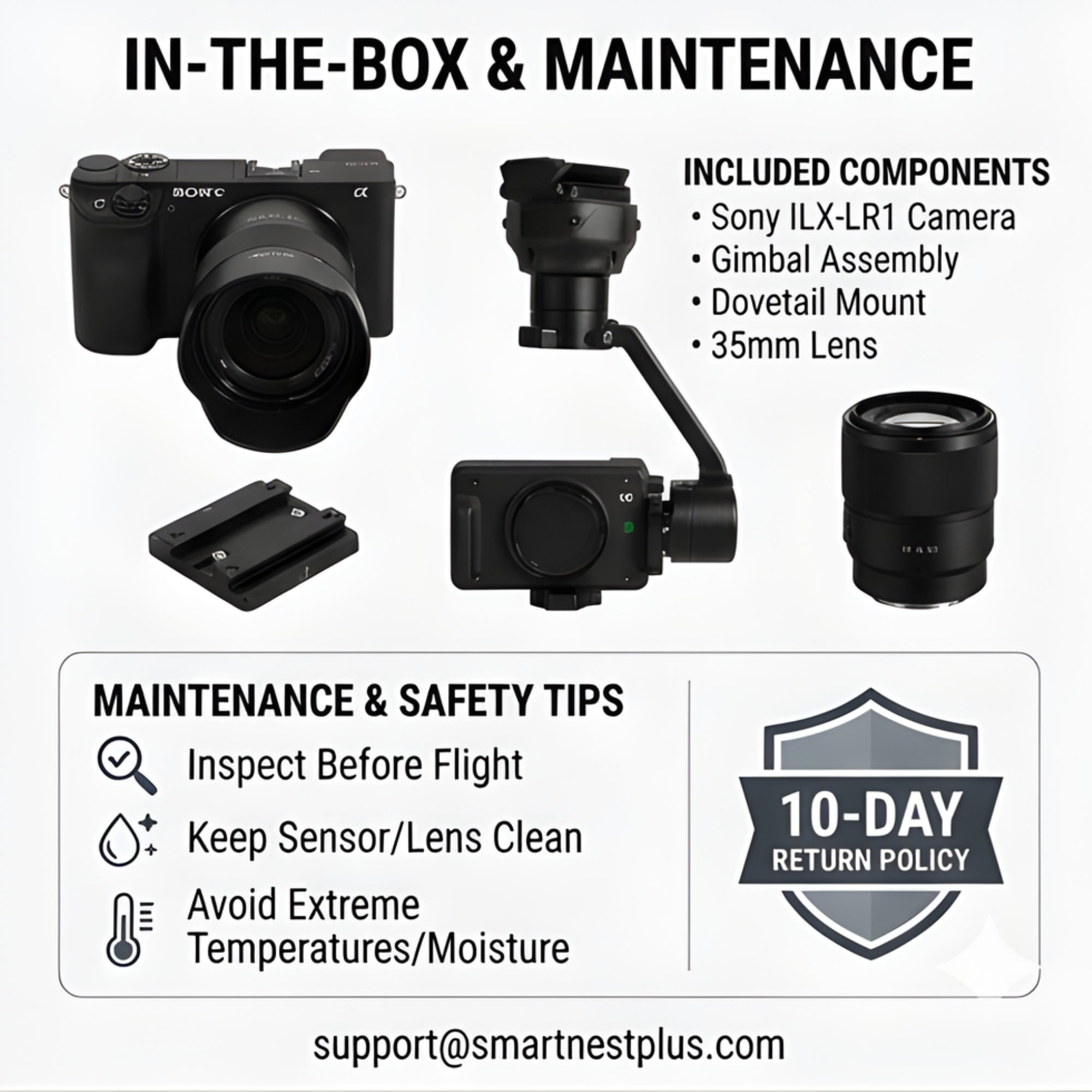 Inspired Flight Sony ILX-LR1 IF1200 Payload - Camera Drone Imaging System