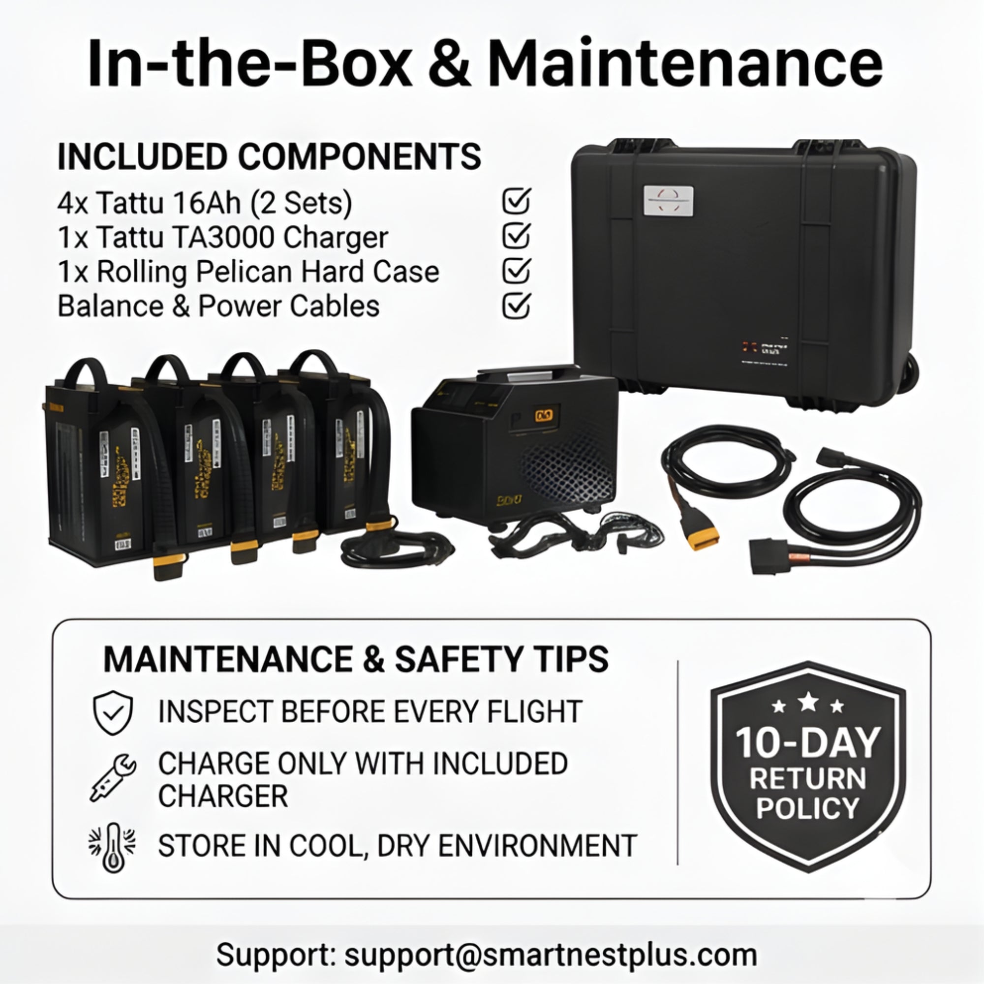 Inspired Flight IF1200A Battery Kit - Drone Power System Accessories