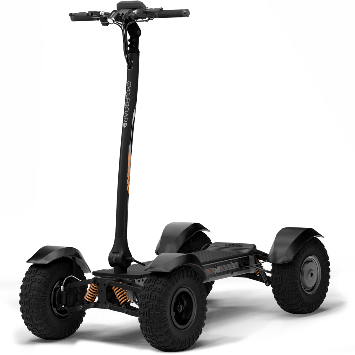 X-Quad 3000 All-Terrain Electric Board with Dual Motors, Hydraulic Brakes & LCD Display