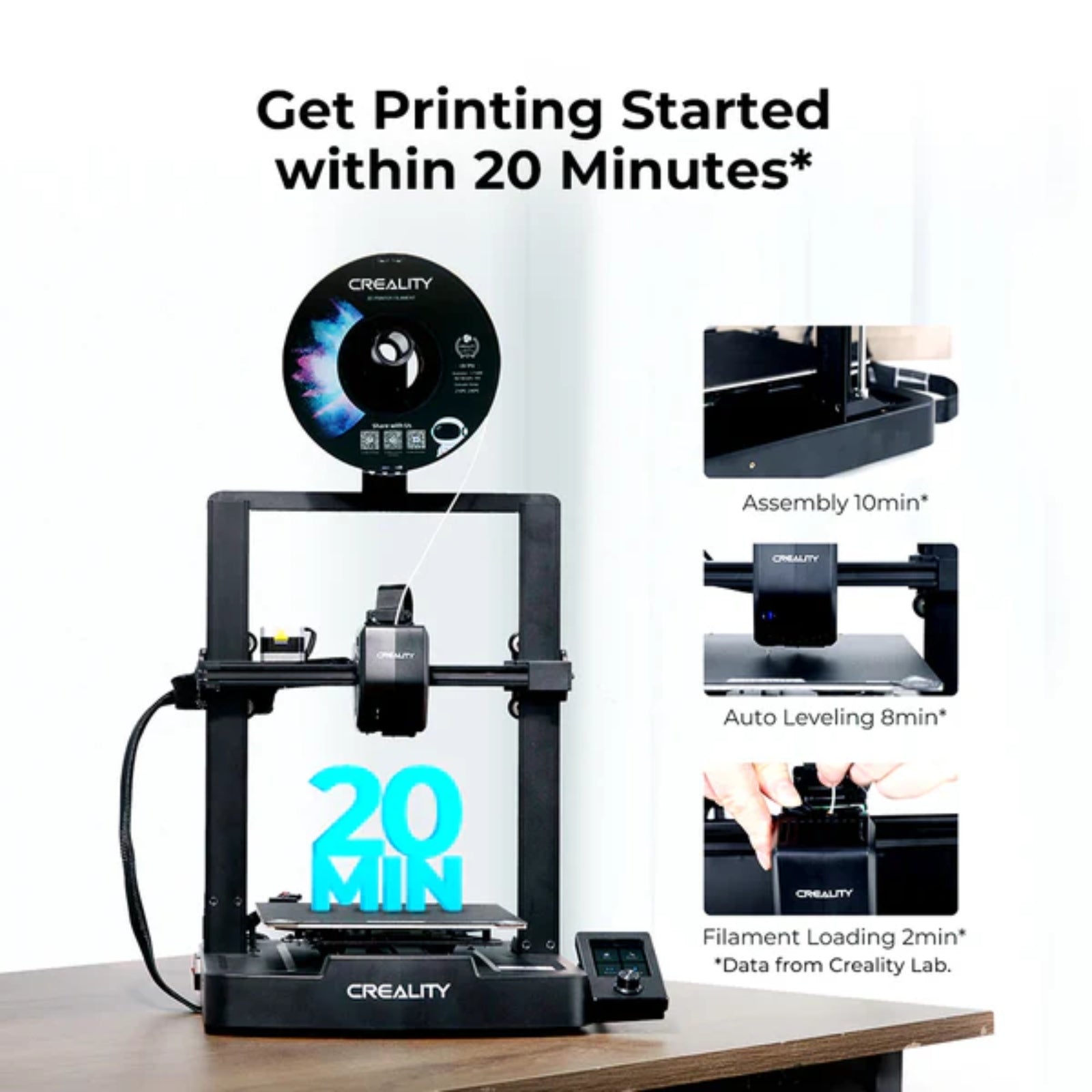 Creality Ender 3 V3 SE 3D Printer 250mm/s Auto Leveling Fast Sprite Direct Extruder PLA PETG TPU Stable