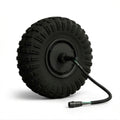 Left Motor & Wheel | 14" X 5" | X-Quad 3000 & X-Quad Golf