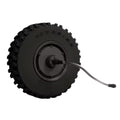 LEFT MOTOR & WHEEL | 13" x 3.5" | X-QUAD 3000