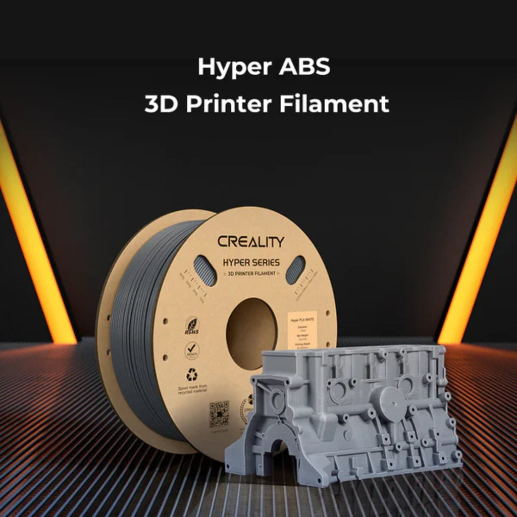 Creality Hyper ABS 1kg 3D Filament Fast Print - High Strength with Durable Hyper Series