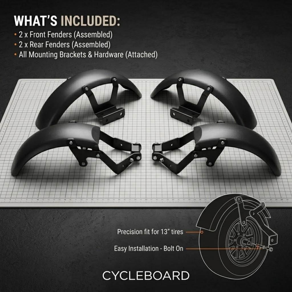 FENDER KIT | 13" TIRE | X-QUAD