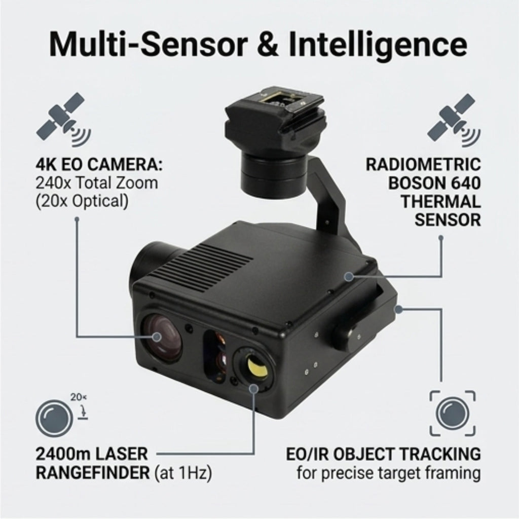 Inspired Flight Gremsy VIO IF800 Payload - EO/IR Drone Imaging System