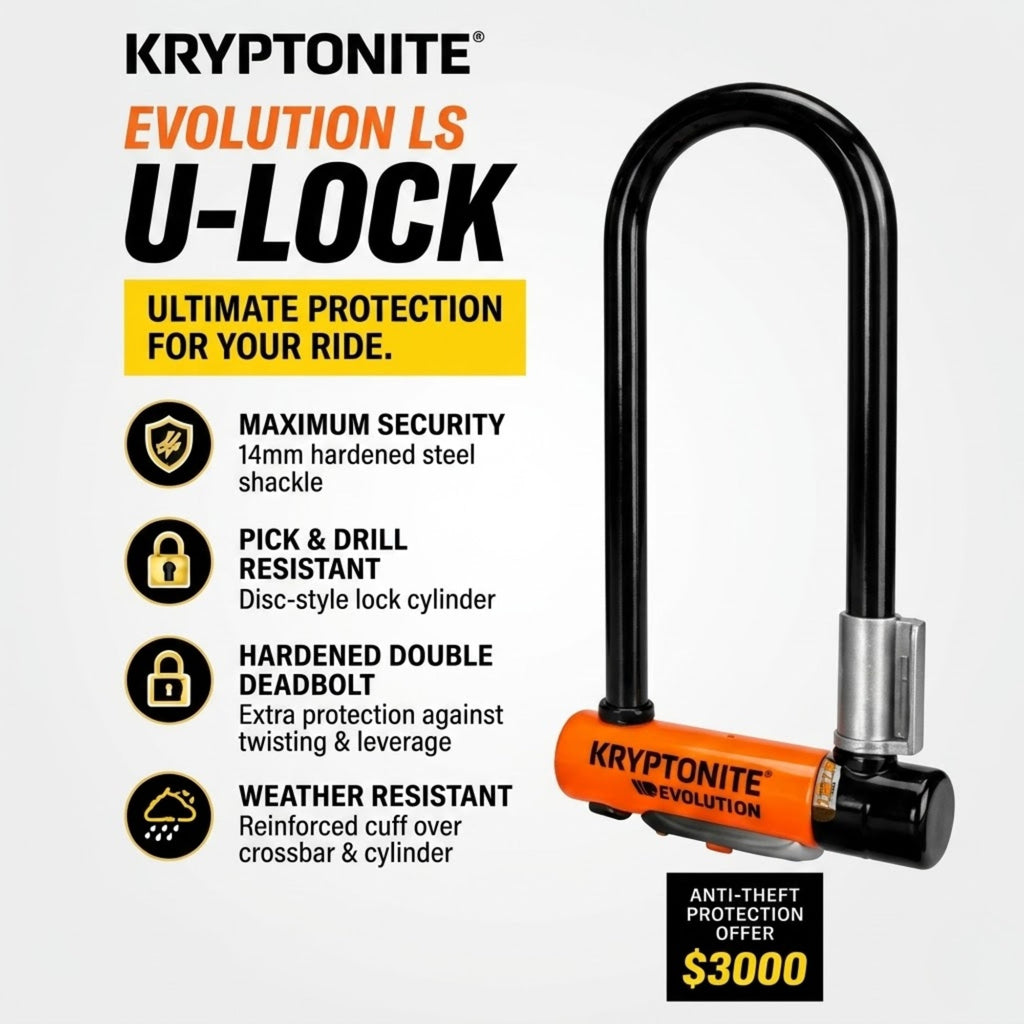 KRYPTONITE U-LOCK - Evolution LS