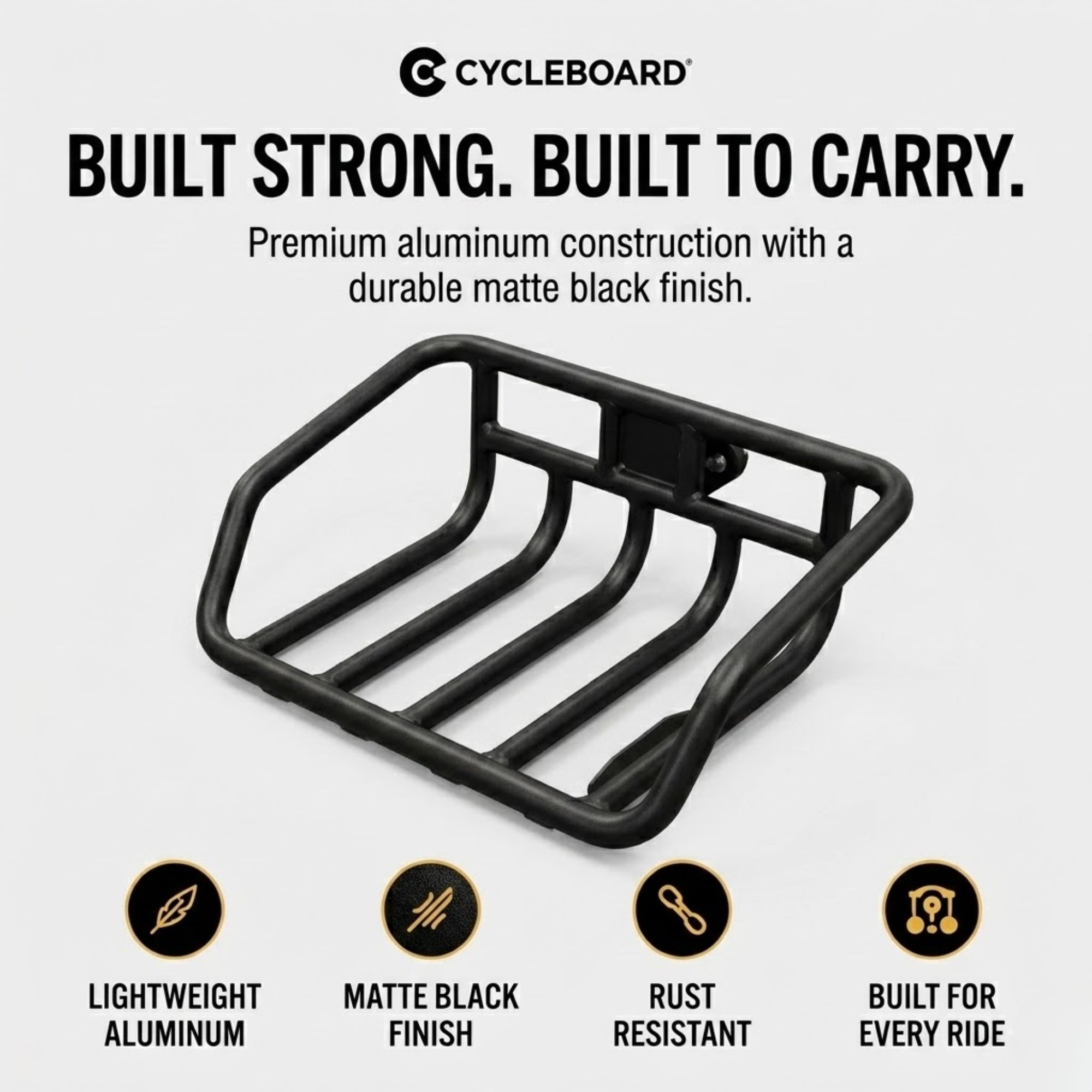 Cargo Front Rack | Matte Black | All Models