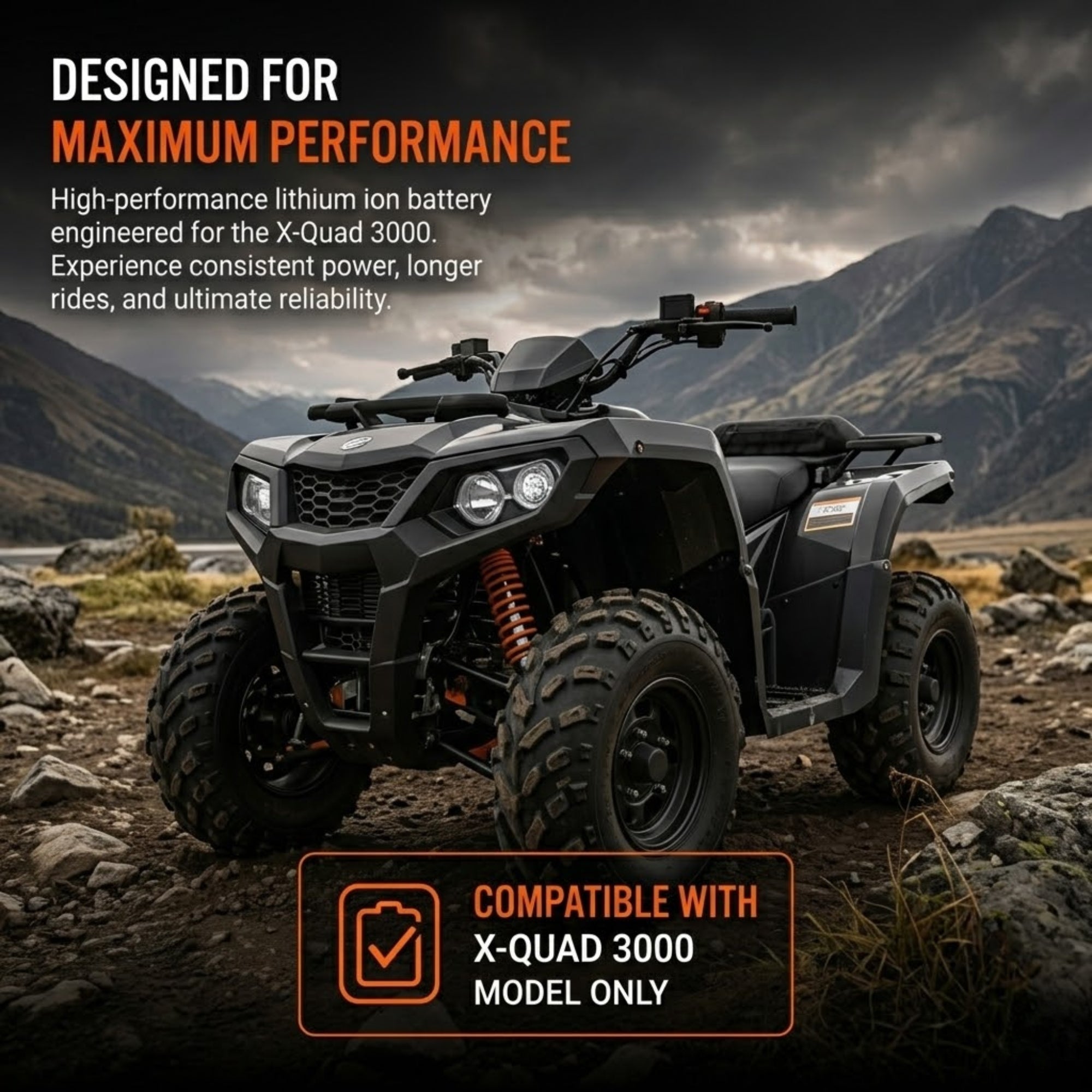 BATTERY | X-QUAD 3000 | 60V 30AH