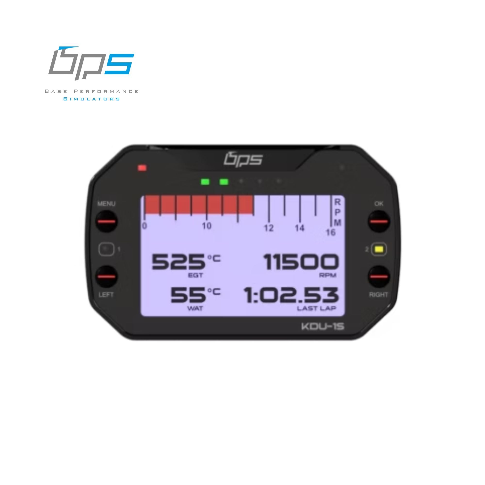 Base Performance KDU-1S 4.3" Touch Karting DDU SimHub RGB Display