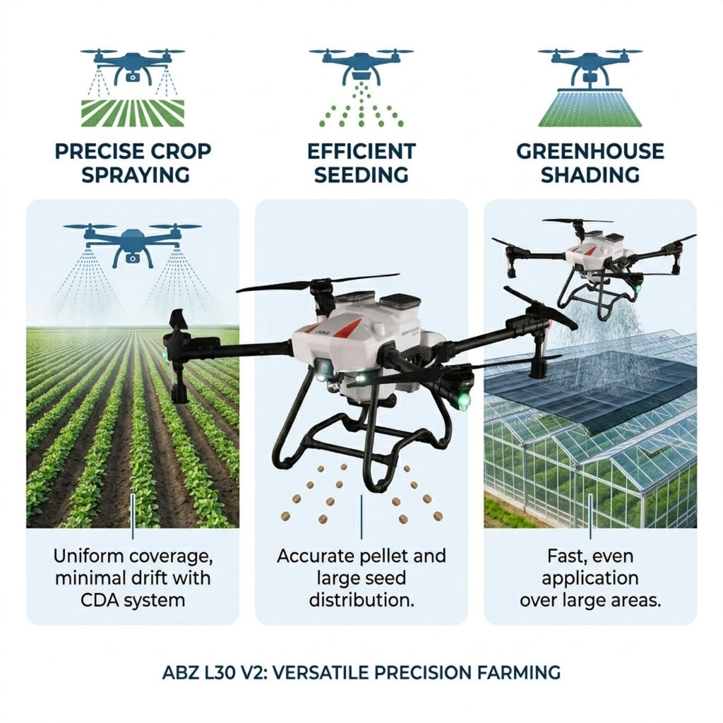 ABZ Innovation L30 Spraying Drone LiDAR Precision CDA Agriculture Use Precision Farming Use