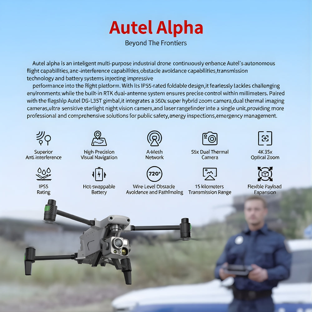 Autel Robotics Alpha Industrial Drone with DG-L35T Gimbal Camera