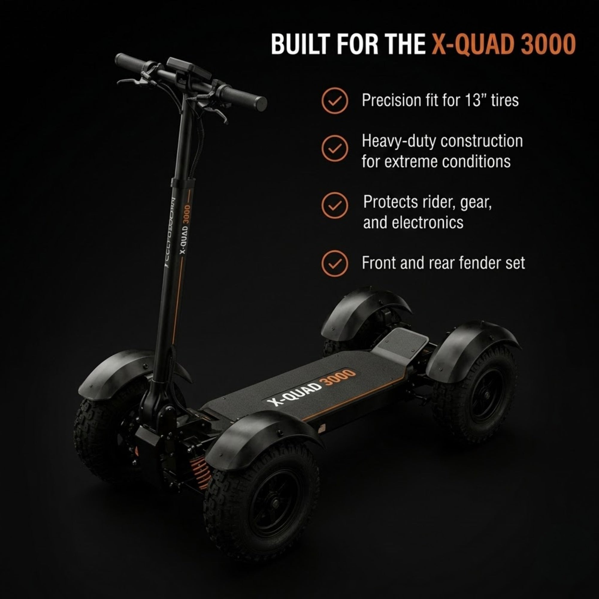 FENDER KIT | 13" TIRE | X-QUAD