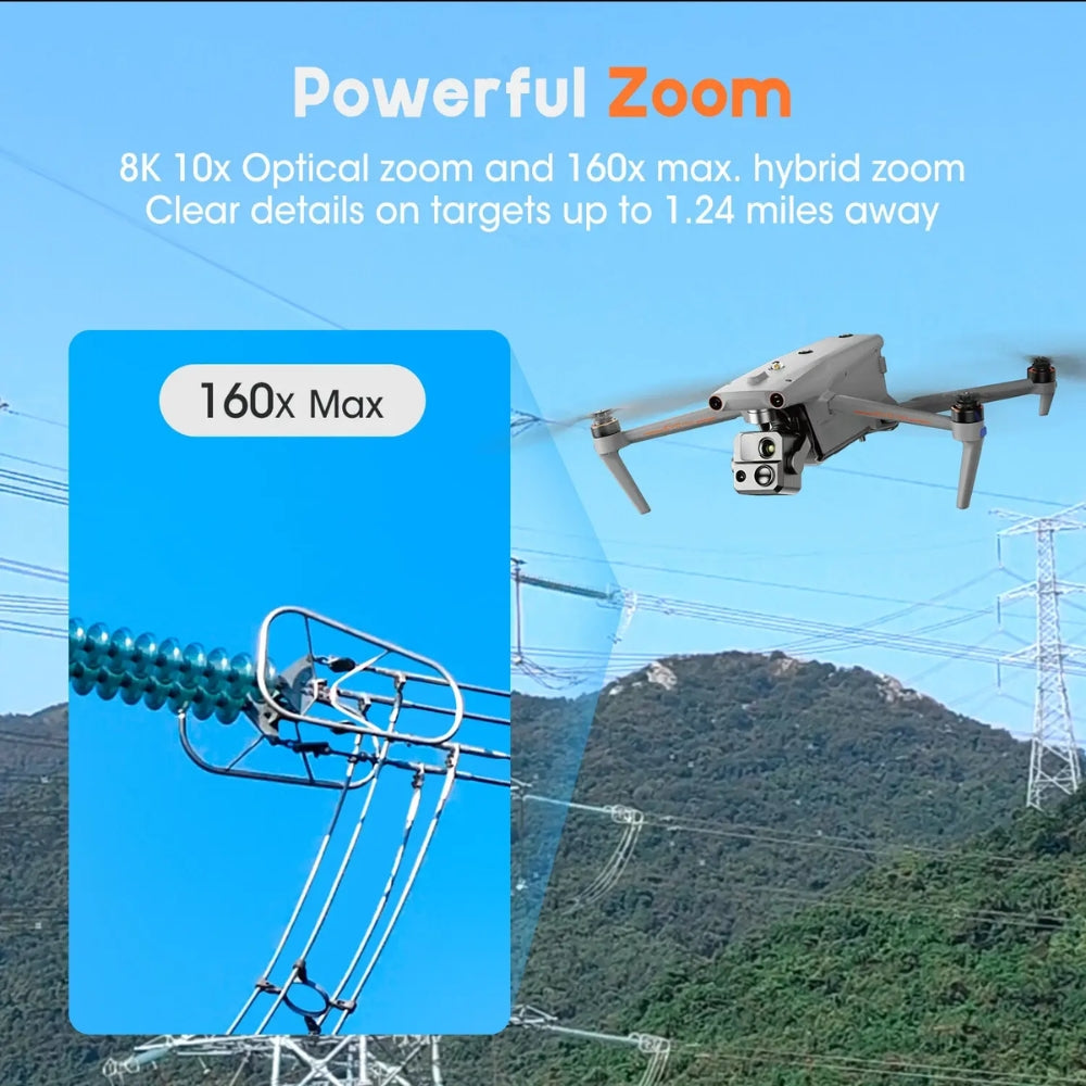 Autel EVO MAX 4T Drone Thermal Zoom Camera Laser for Rescue Security