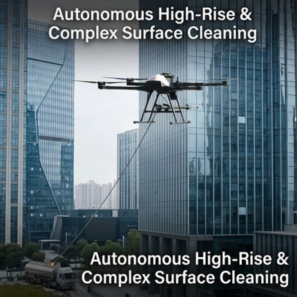 ABZ Innovation C10 Cleaning Drone Ready to Fly Kit High - Rise Use