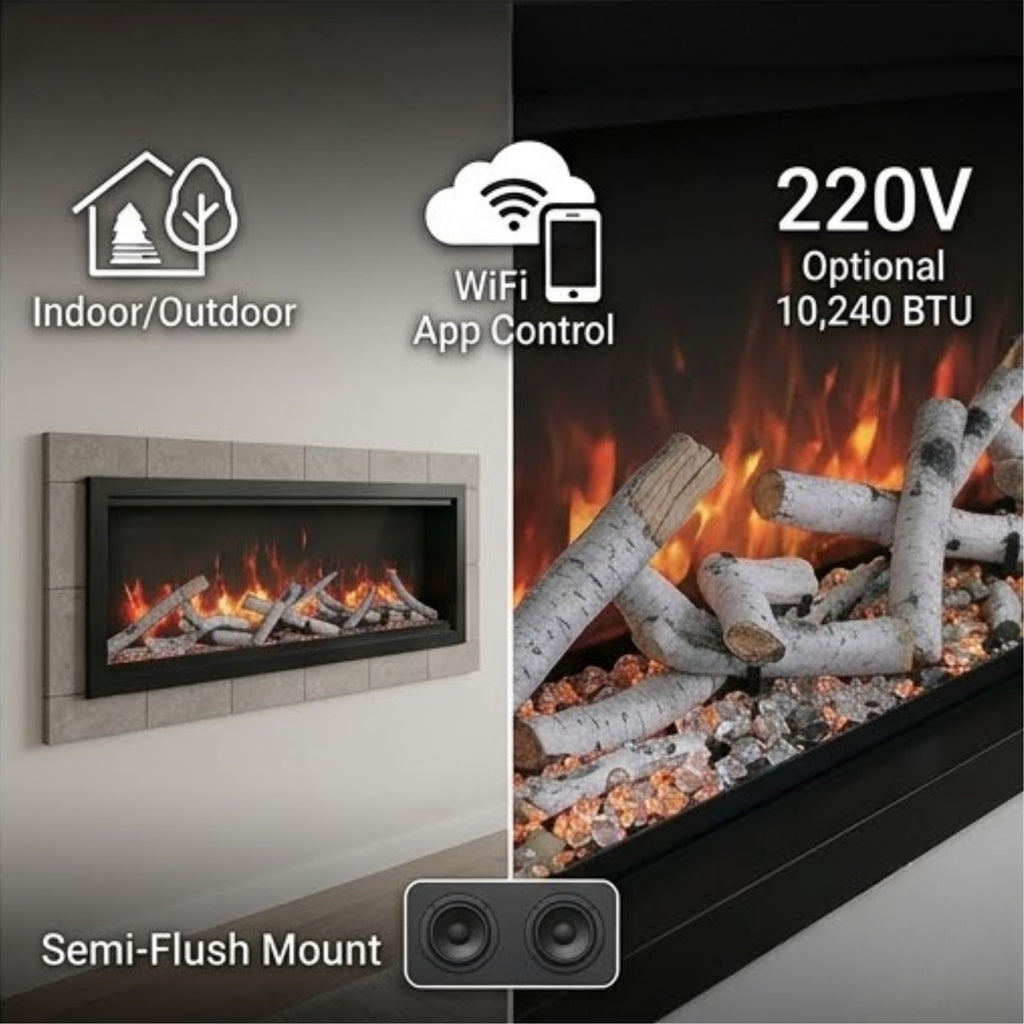 Amantii SYM-XT BESPOKE Electric Fireplace