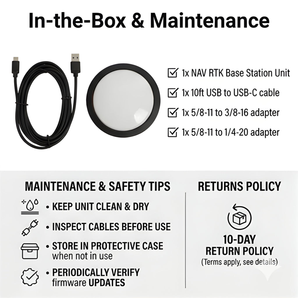 Inspired Flight Navigational RTK Kit - Drone GPS Navigation & Positioning System