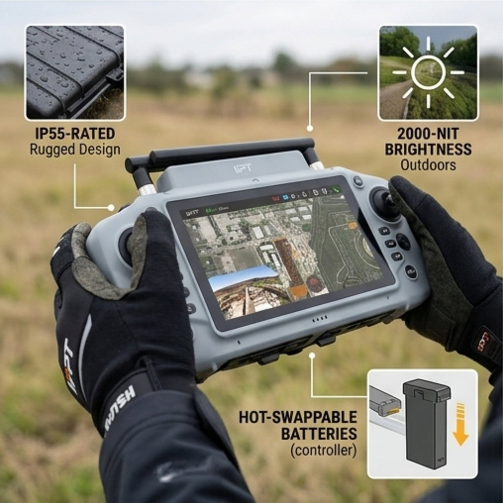 Inspired Flight IF800 Quadcopter with GS-ONE Ground Control Station