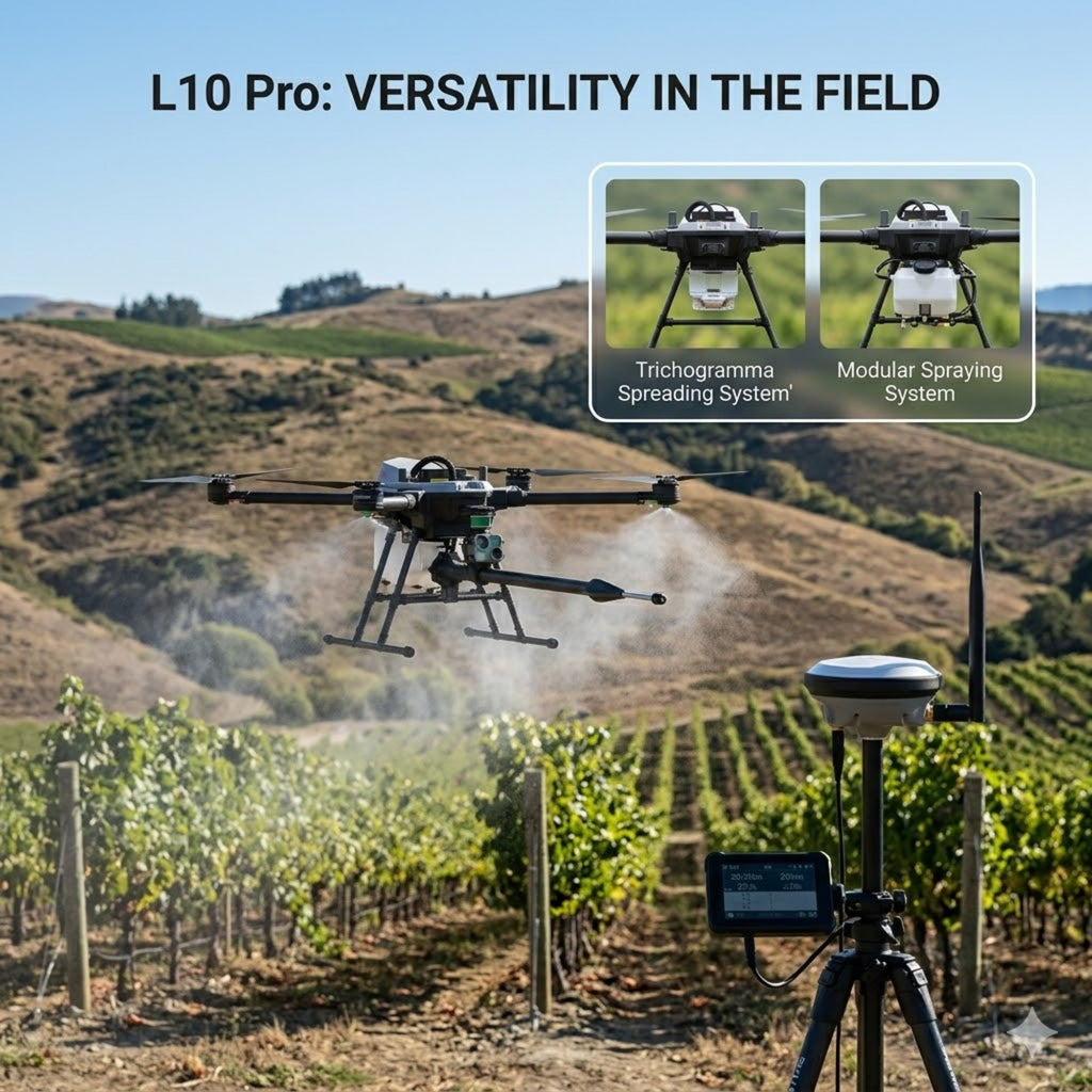 ABZ Innovation L10 Pro Spraying Drone LiDAR Precision Agriculture Field Sprayer