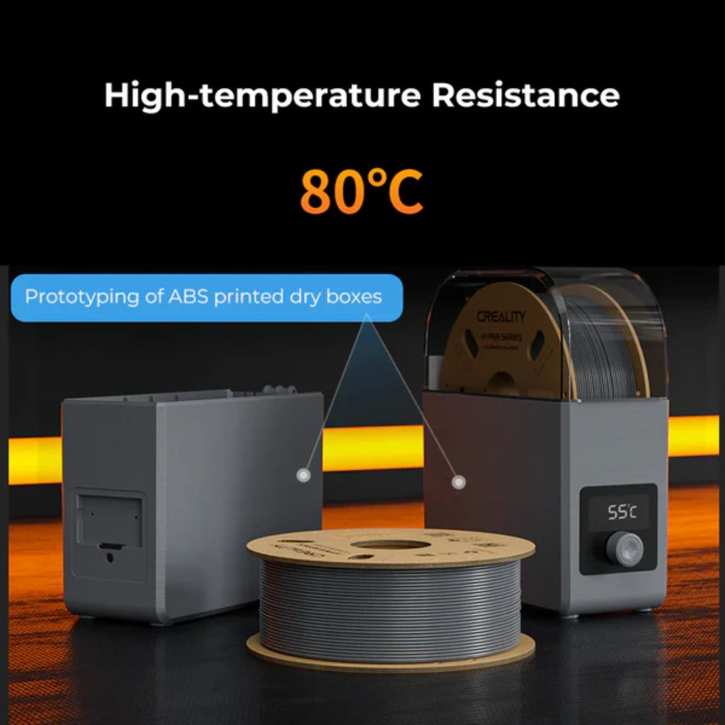 Creality Hyper ABS 1kg 3D Filament Fast Print - High Strength with Durable Hyper Series
