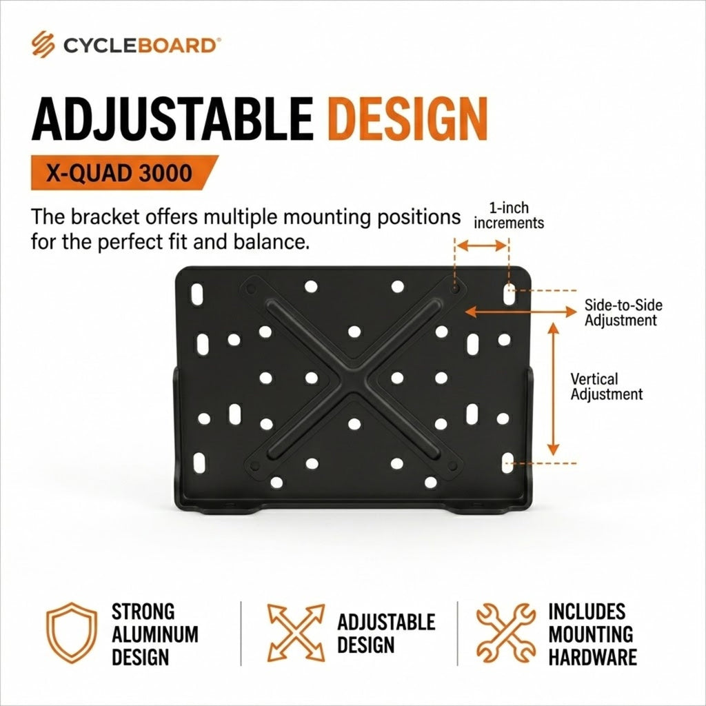 REAR BRACKET & CARGO BASKET COMBO | X-QUAD 3000