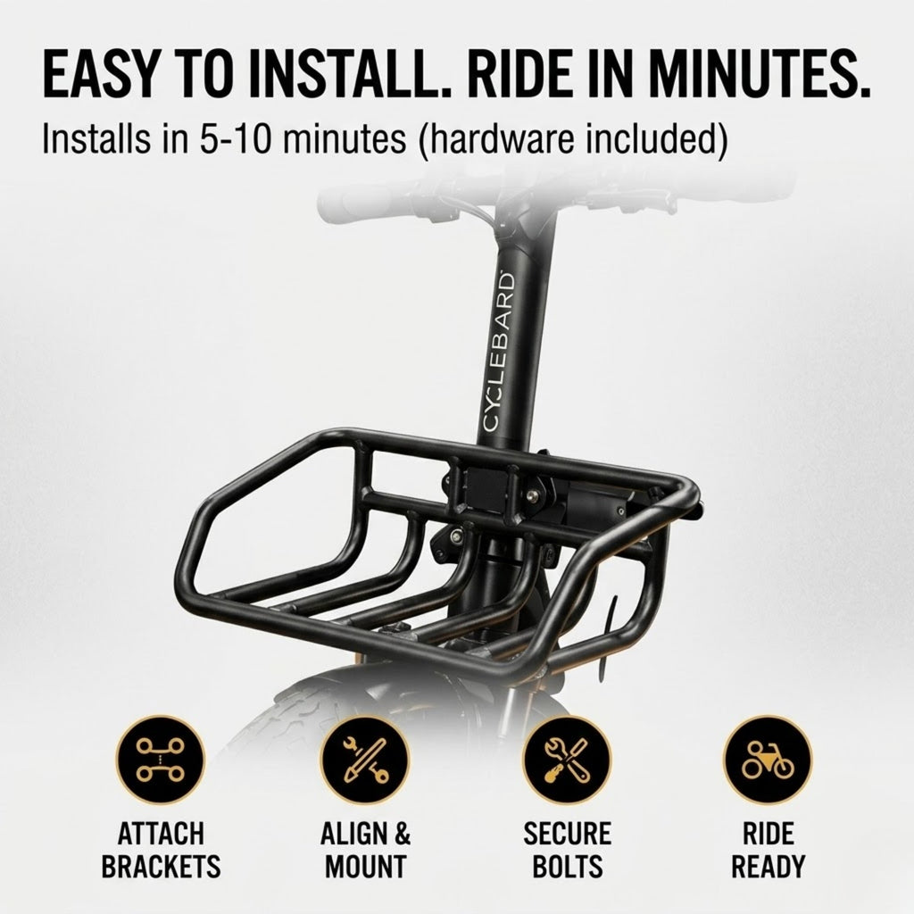 Cargo Front Rack | Matte Black | All Models