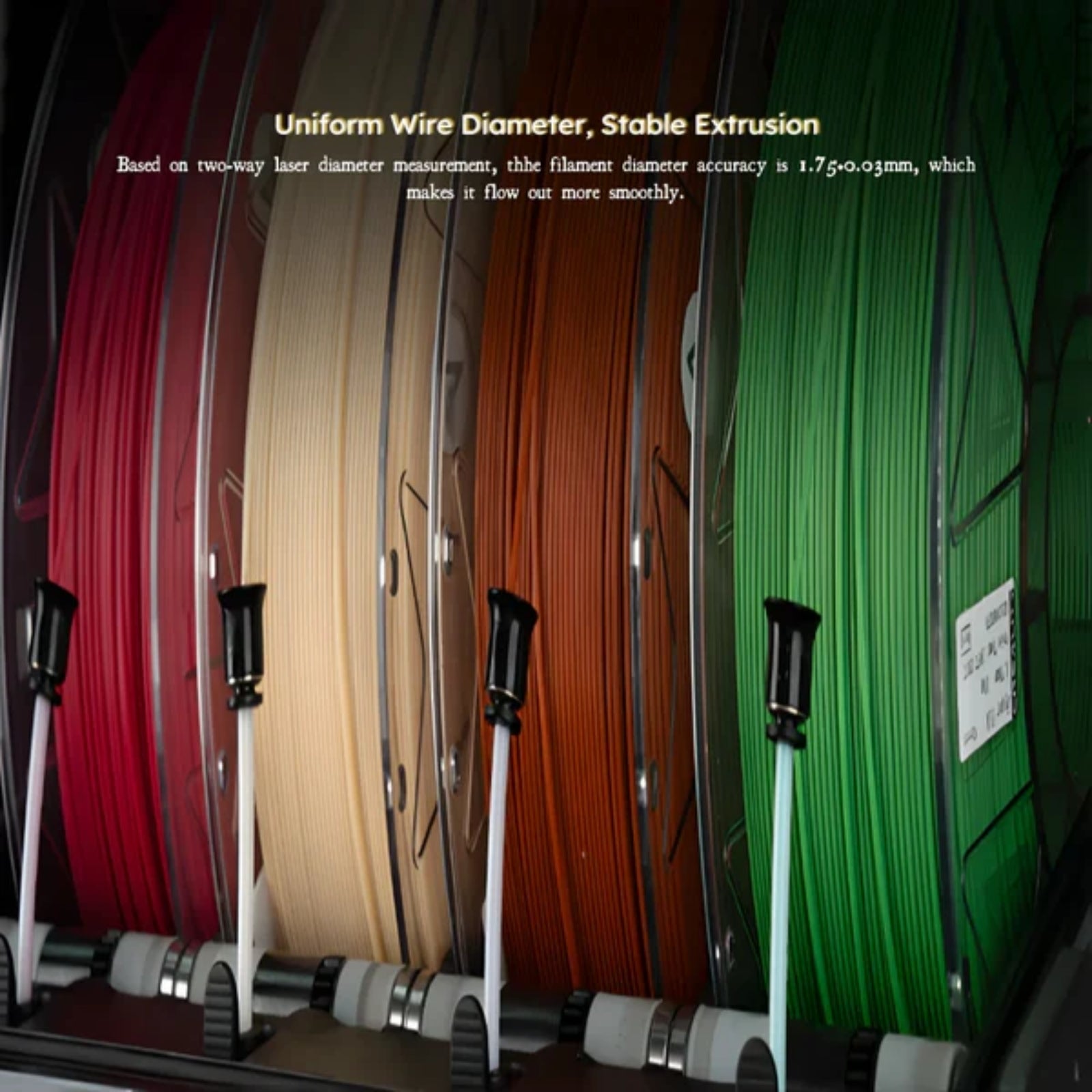 Creality 12KG PLA Bundle 6 Colors 12 Spools 600mm/s Fast Print Multi Color Creality Use