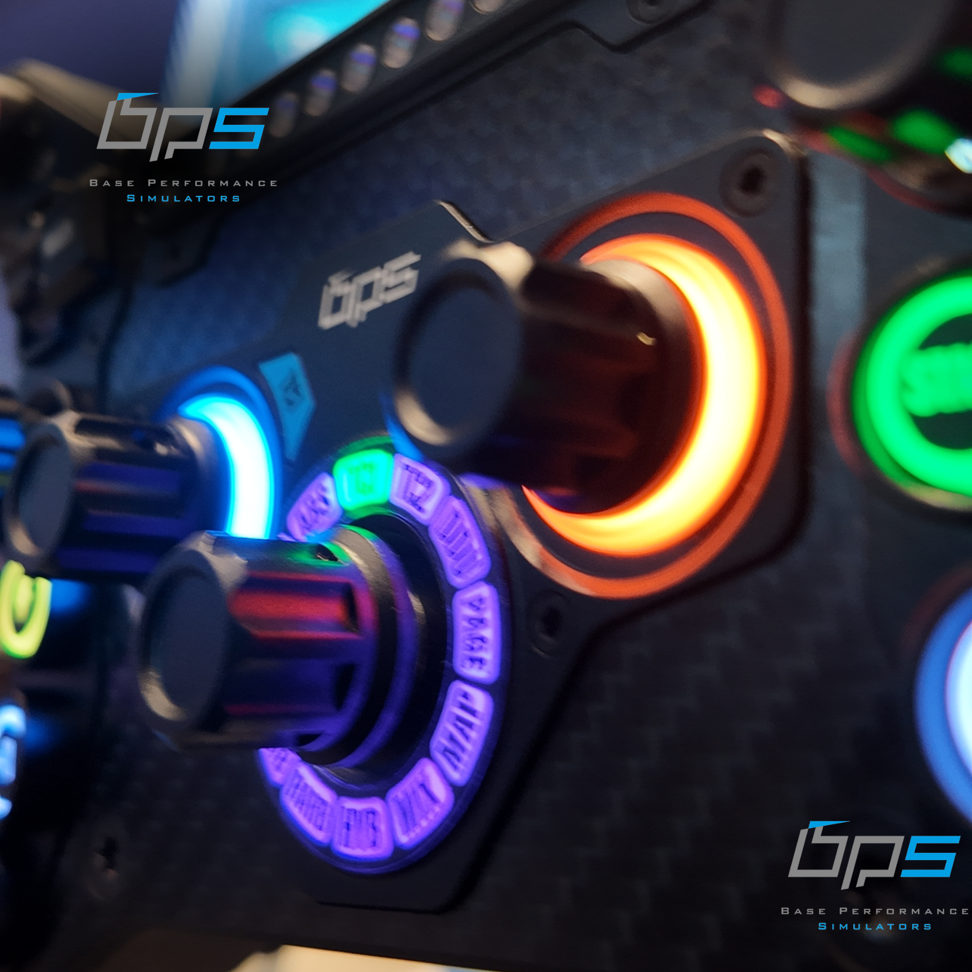 BPS FW1R Formula Wheel 1 Pro Sim Racing Carbon Fiber RGB Esports Wheel V1.0