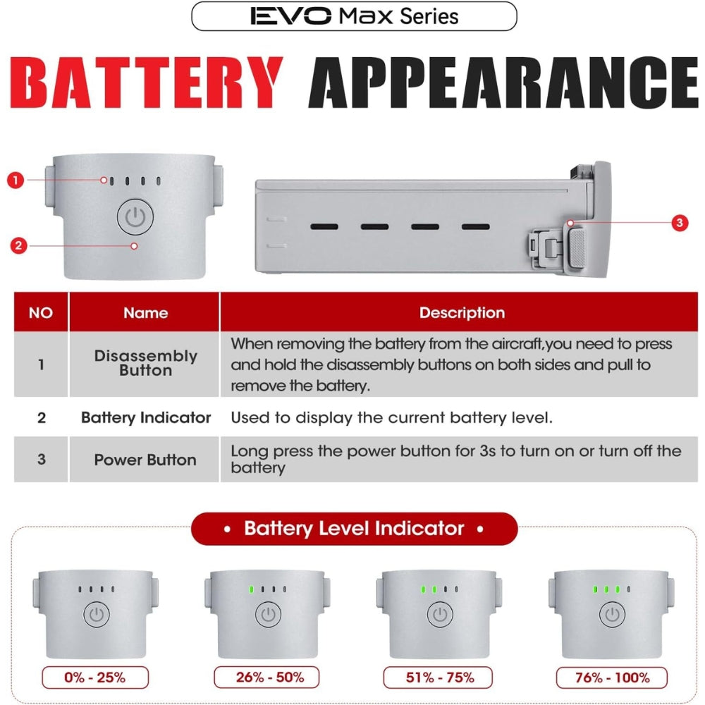 Autel Robotics EVO Max Battery – High-Capacity Drone Power Pack