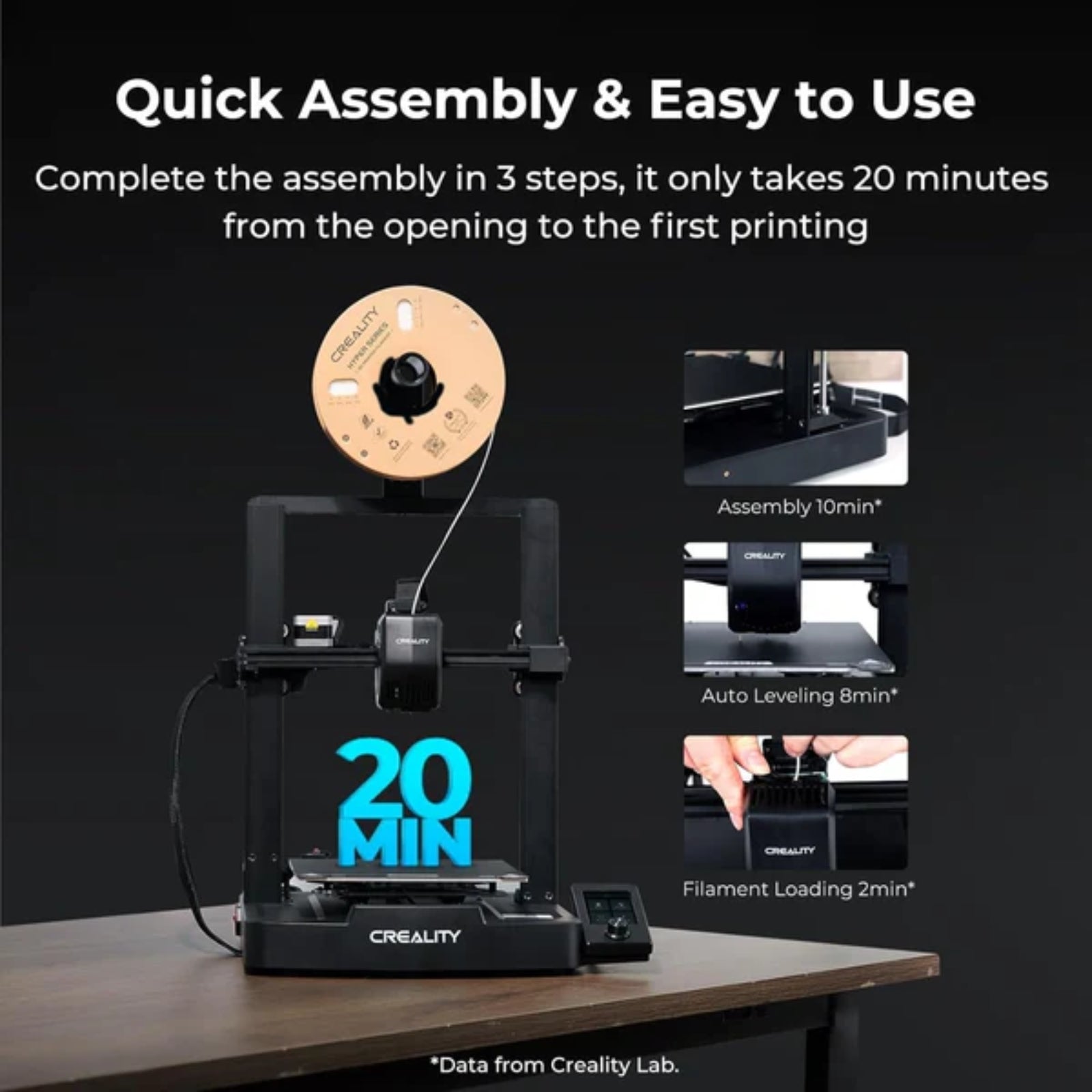Creality Ender 3 V3 SE 3D Printer 250mm/s Auto Leveling Fast Sprite Direct Extruder PLA PETG TPU Stable