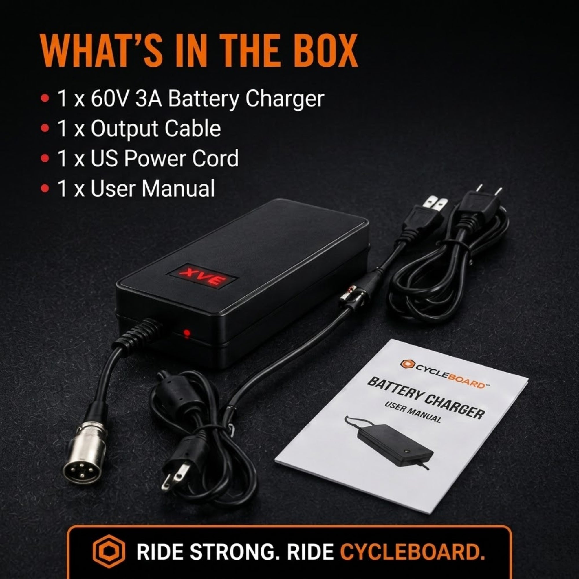 BATTERY CHARGER | 60V 3AMP | ROVER / GOLF