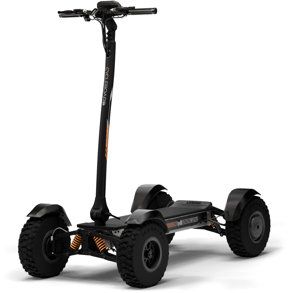 X-Quad 3000 All-Terrain Electric Board with Dual Motors, Hydraulic Brakes & LCD Display